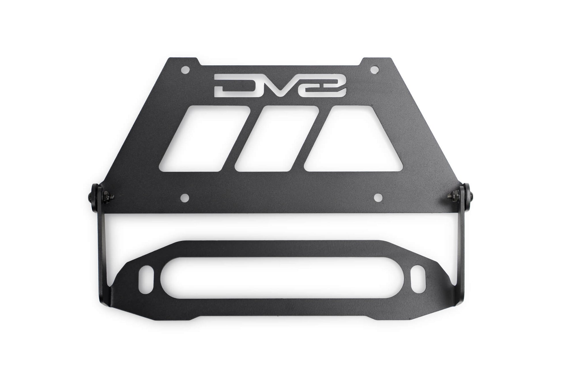 Universal design works with flat fairlead mounts. by DV8 Offroad