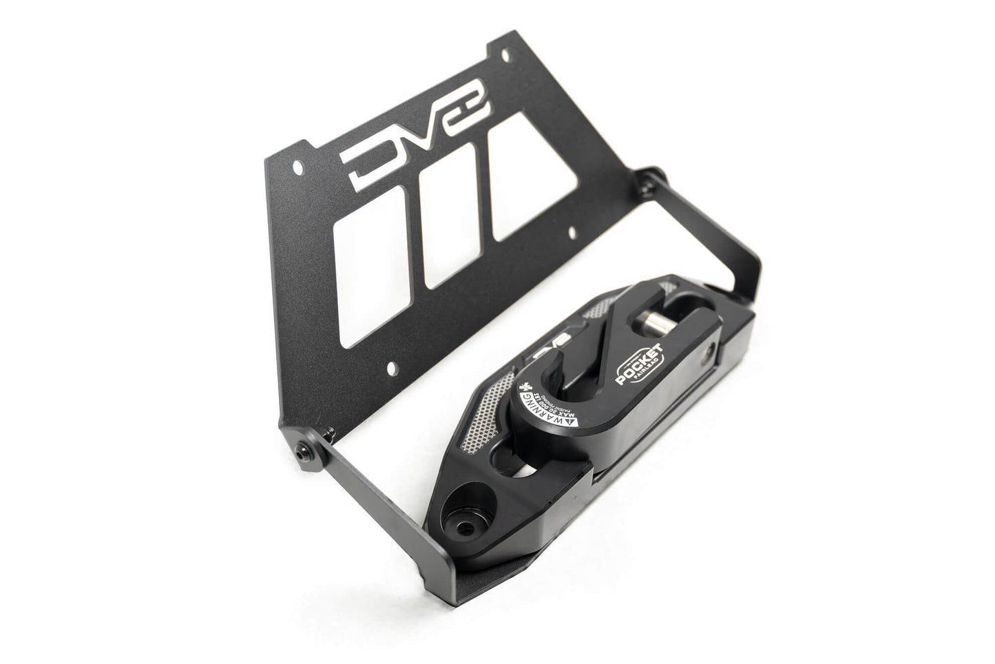 Universal design works with flat fairlead mounts. by DV8 Offroad