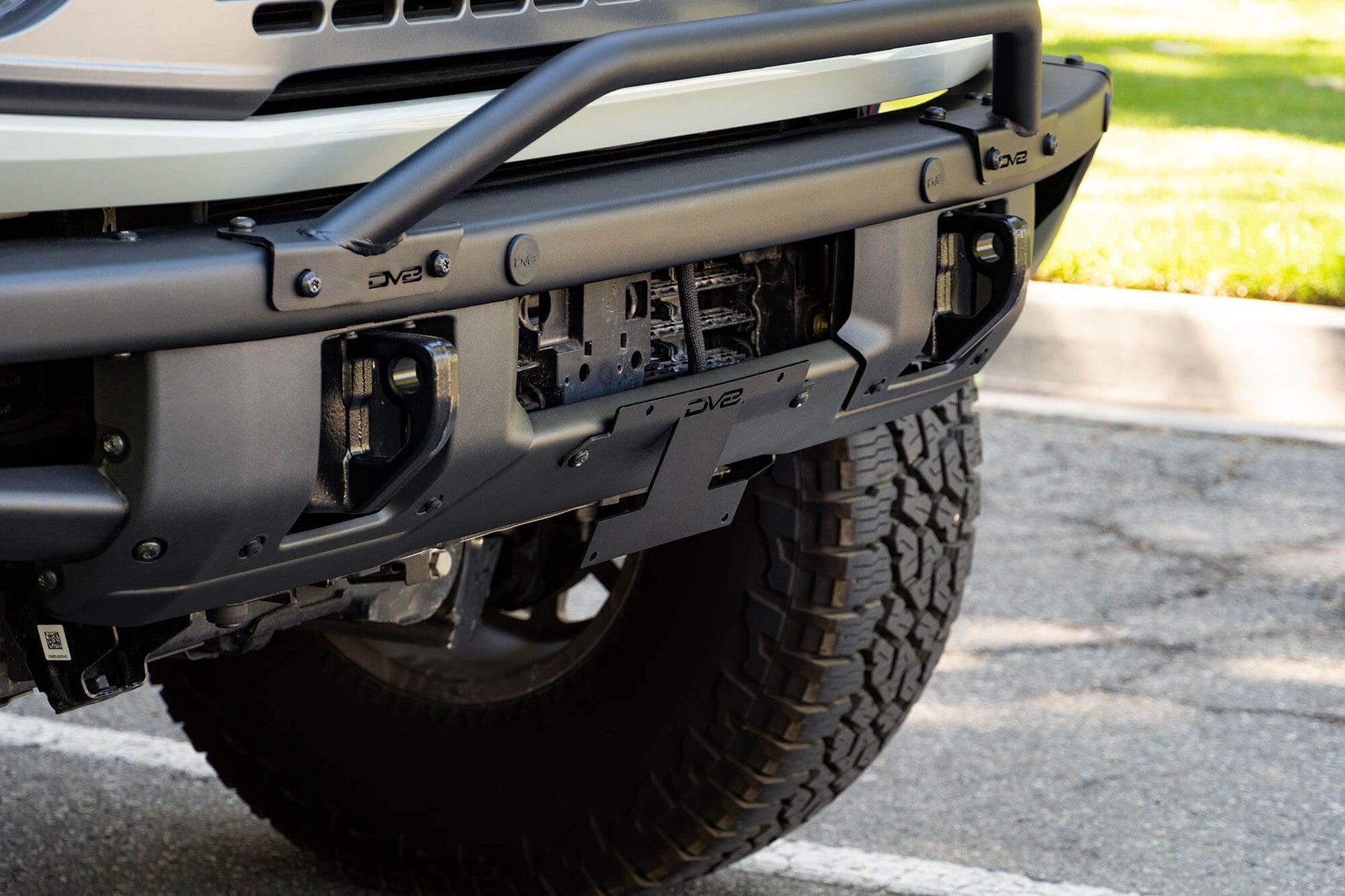 Front License Plate Relocation Bracket by DV8 Offroad