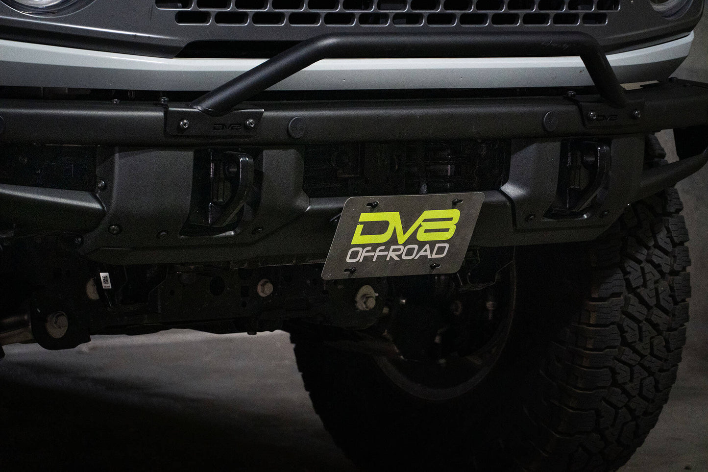 Front License Plate Relocation Bracket by DV8 Offroad