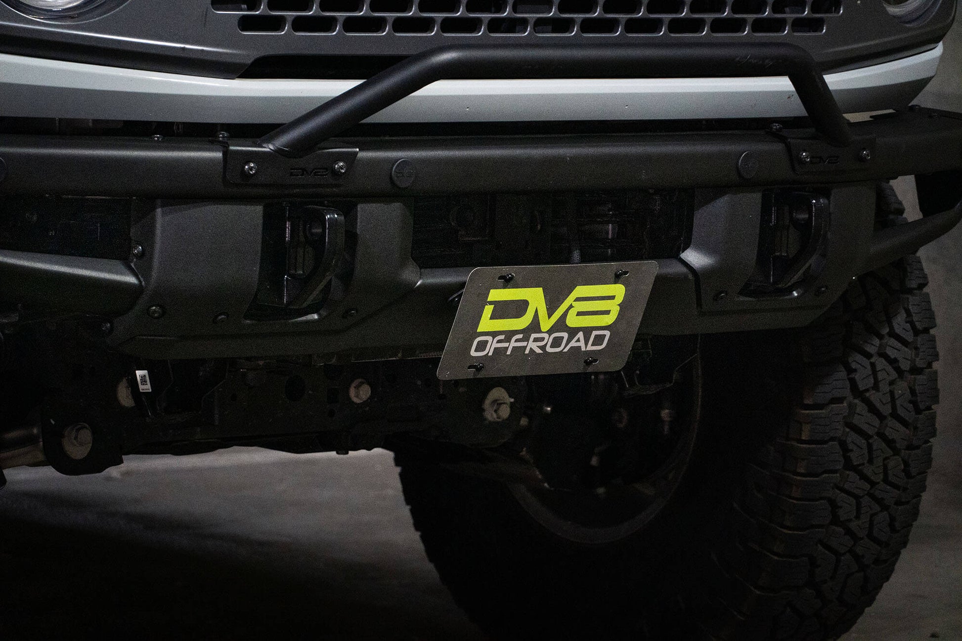 Front License Plate Relocation Bracket by DV8 Offroad