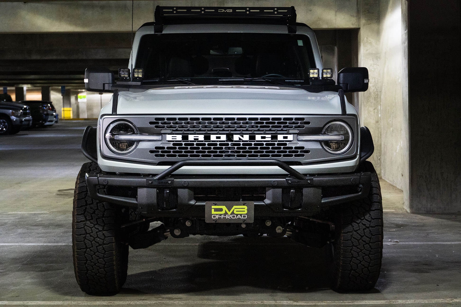 Front License Plate Relocation Bracket by DV8 Offroad