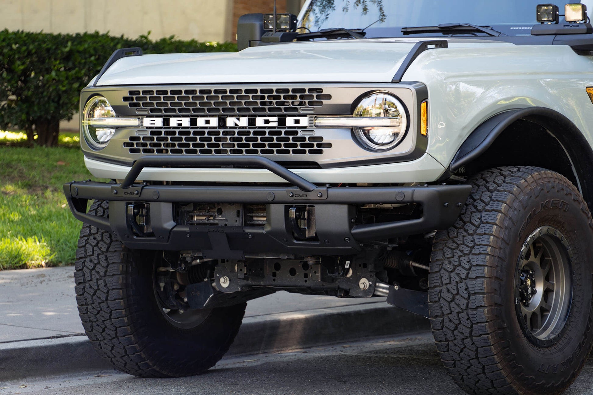 Front License Plate Relocation Bracket by DV8 Offroad