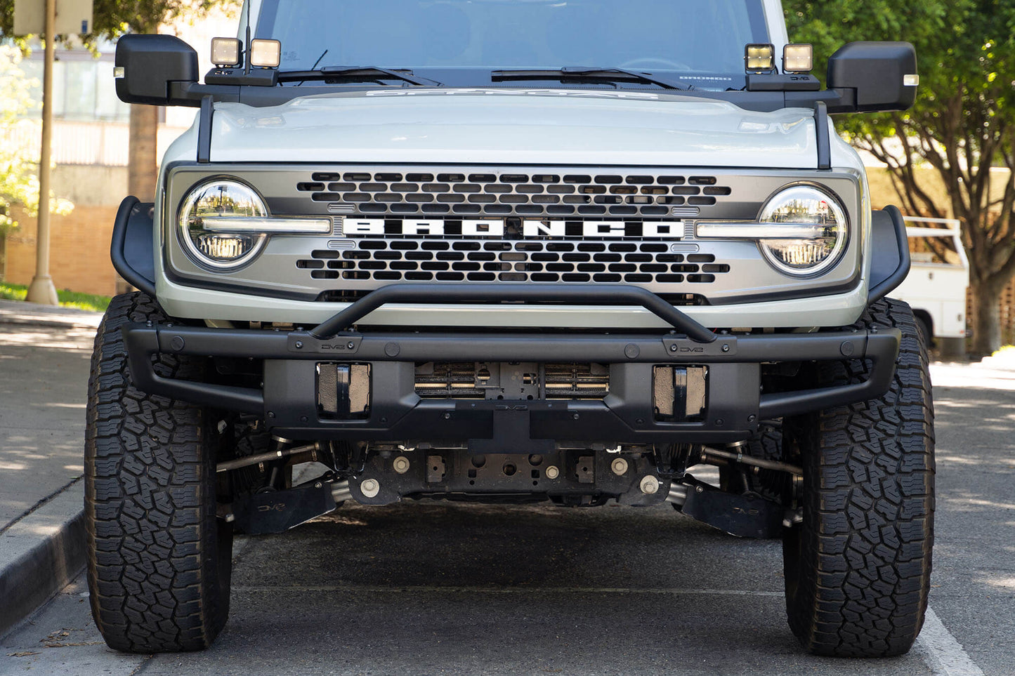Front License Plate Relocation Bracket by DV8 Offroad