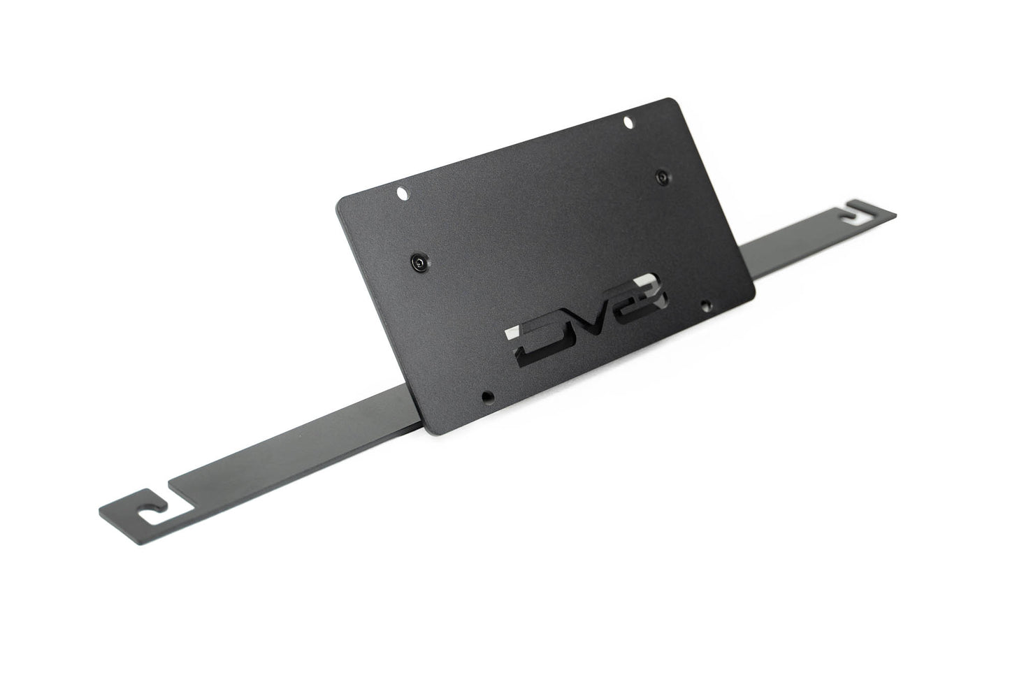 Ford Bronco Capable Bumper Slanted Front License Plate Mount by DV8 Offroad