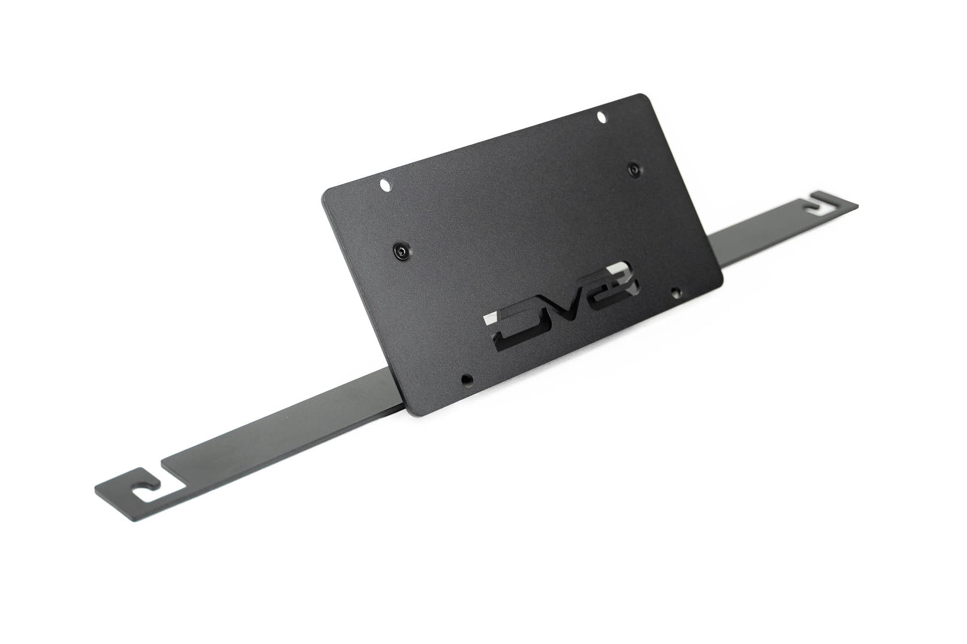 Ford Bronco Capable Bumper Slanted Front License Plate Mount by DV8 Offroad