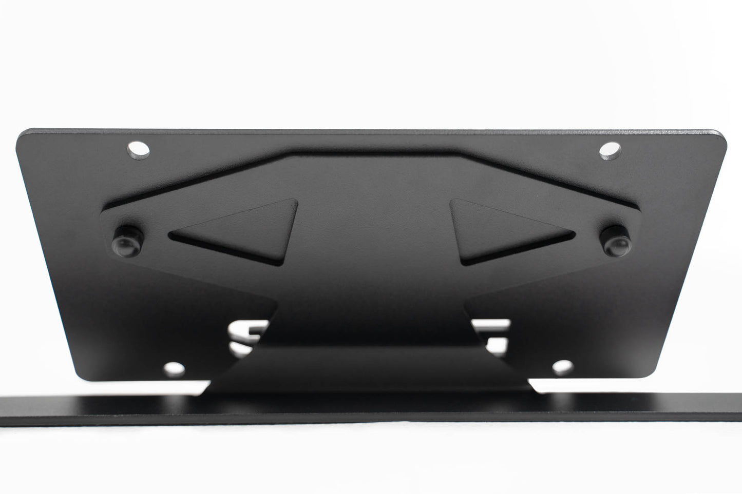 Ford Bronco Capable Bumper Slanted Front License Plate Mount by DV8 Offroad