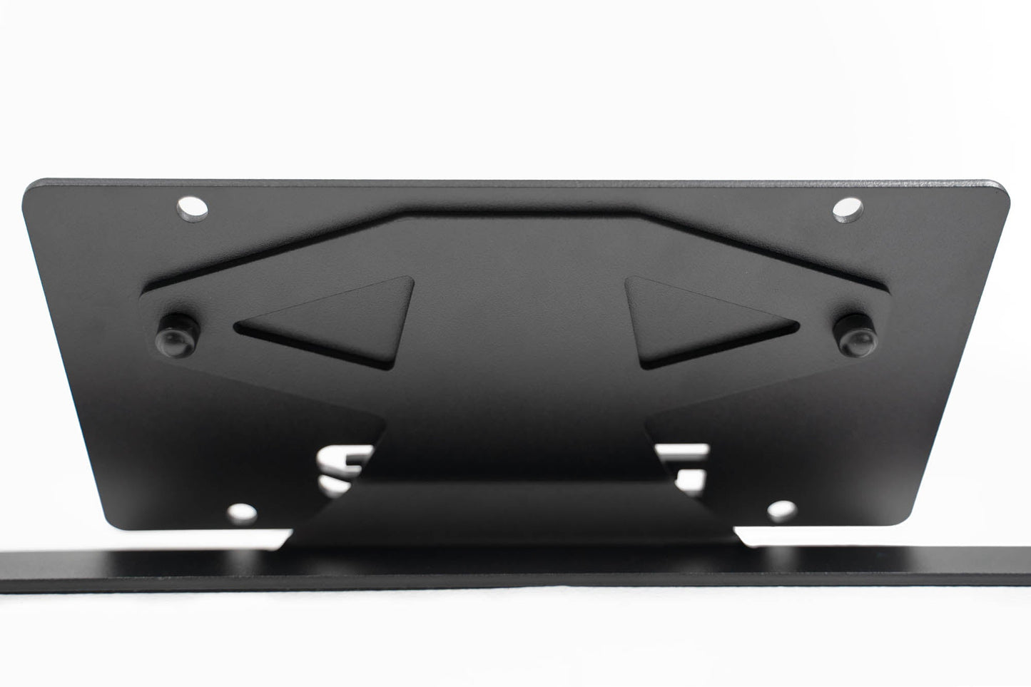 Ford Bronco Capable Bumper Slanted Front License Plate Mount by DV8 Offroad