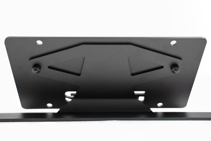 Ford Bronco Capable Bumper Slanted Front License Plate Mount by DV8 Offroad