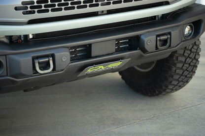 Ford Bronco Capable Bumper Slanted Front License Plate Mount by DV8 Offroad