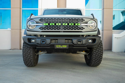 Ford Bronco Capable Bumper Slanted Front License Plate Mount by DV8 Offroad