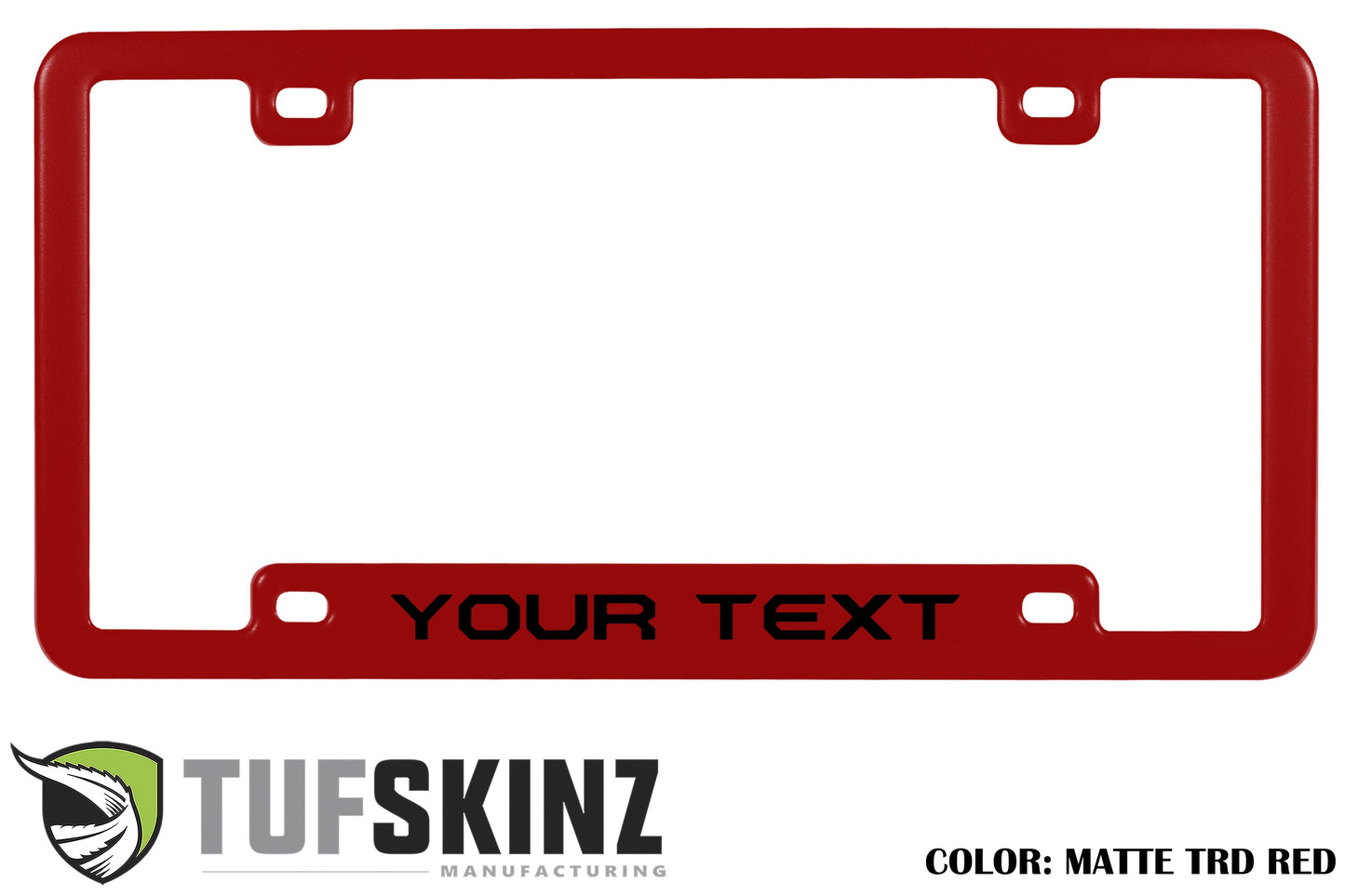License Plate Frame by Tufskinz.com
