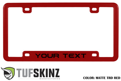 License Plate Frame by Tufskinz.com
