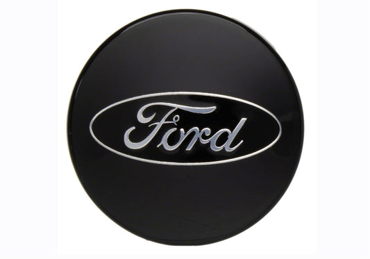 Ford Car Black And Chrome Wheel Center Cap Kit by Ford Performance Parts