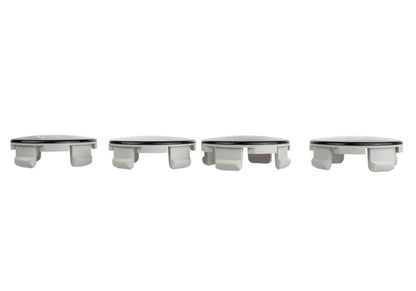 Ford Car Black And Chrome Wheel Center Cap Kit by Ford Performance Parts
