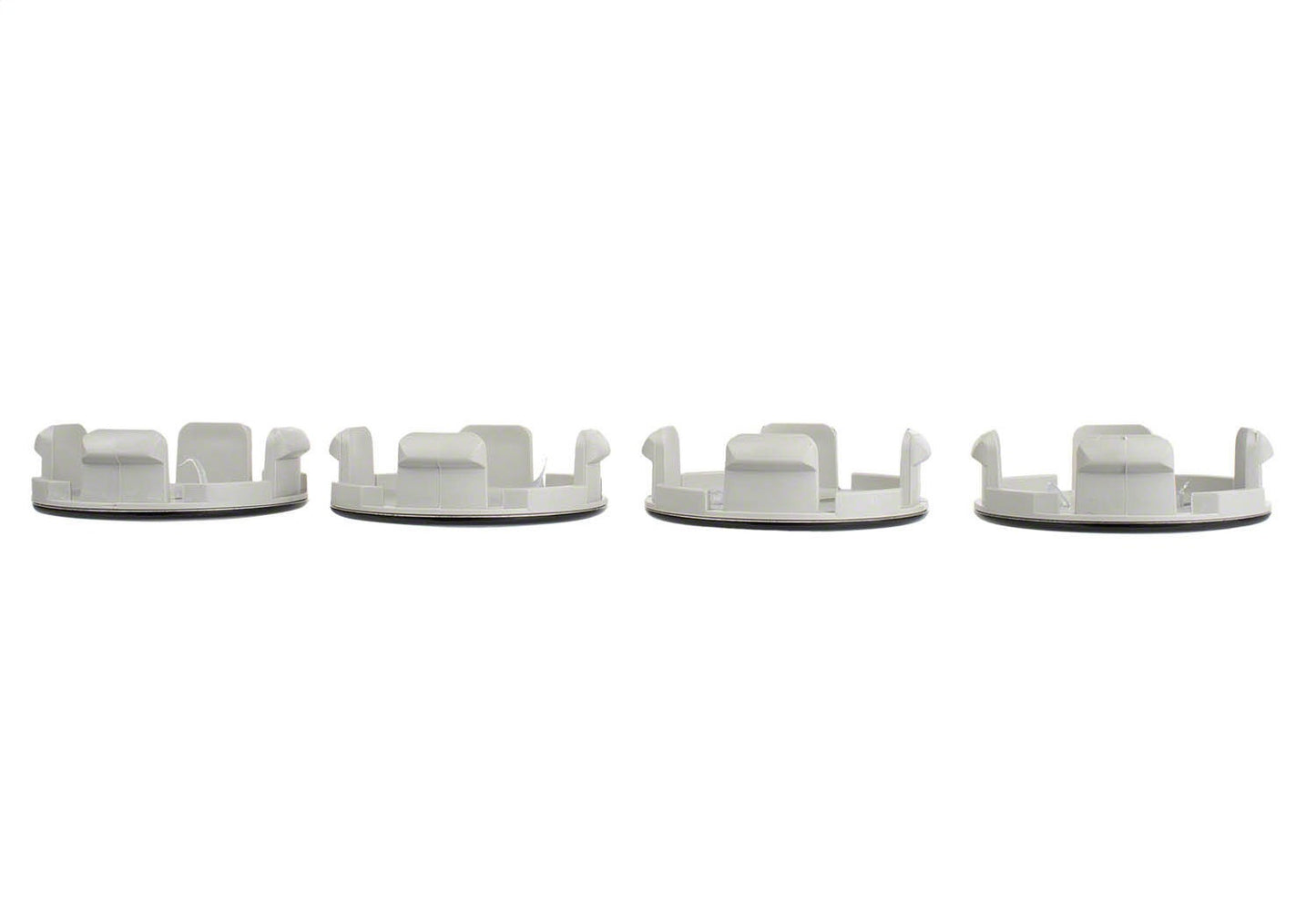 Ford Car Black And Chrome Wheel Center Cap Kit by Ford Performance Parts