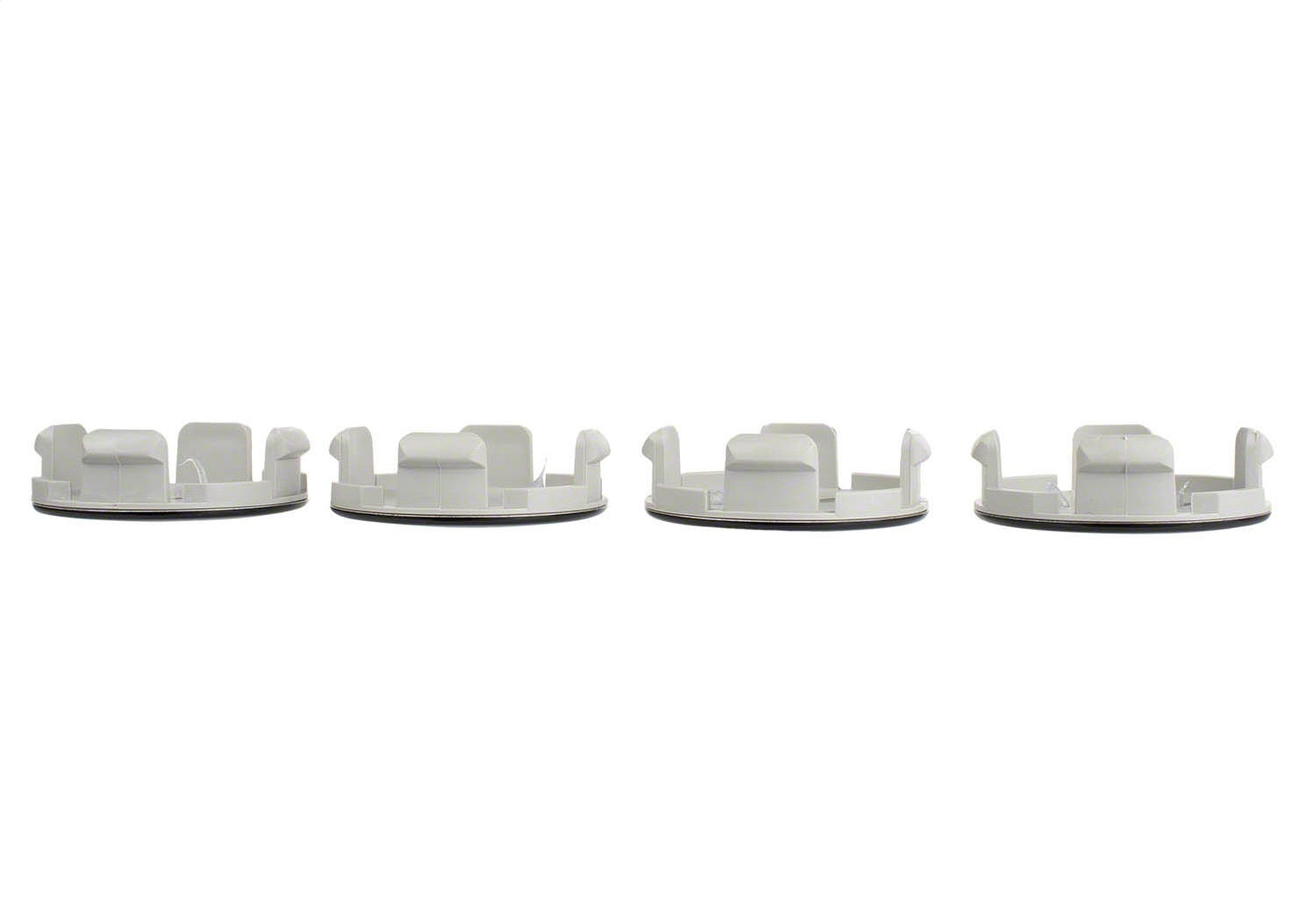 Ford Car Black And Chrome Wheel Center Cap Kit by Ford Performance Parts