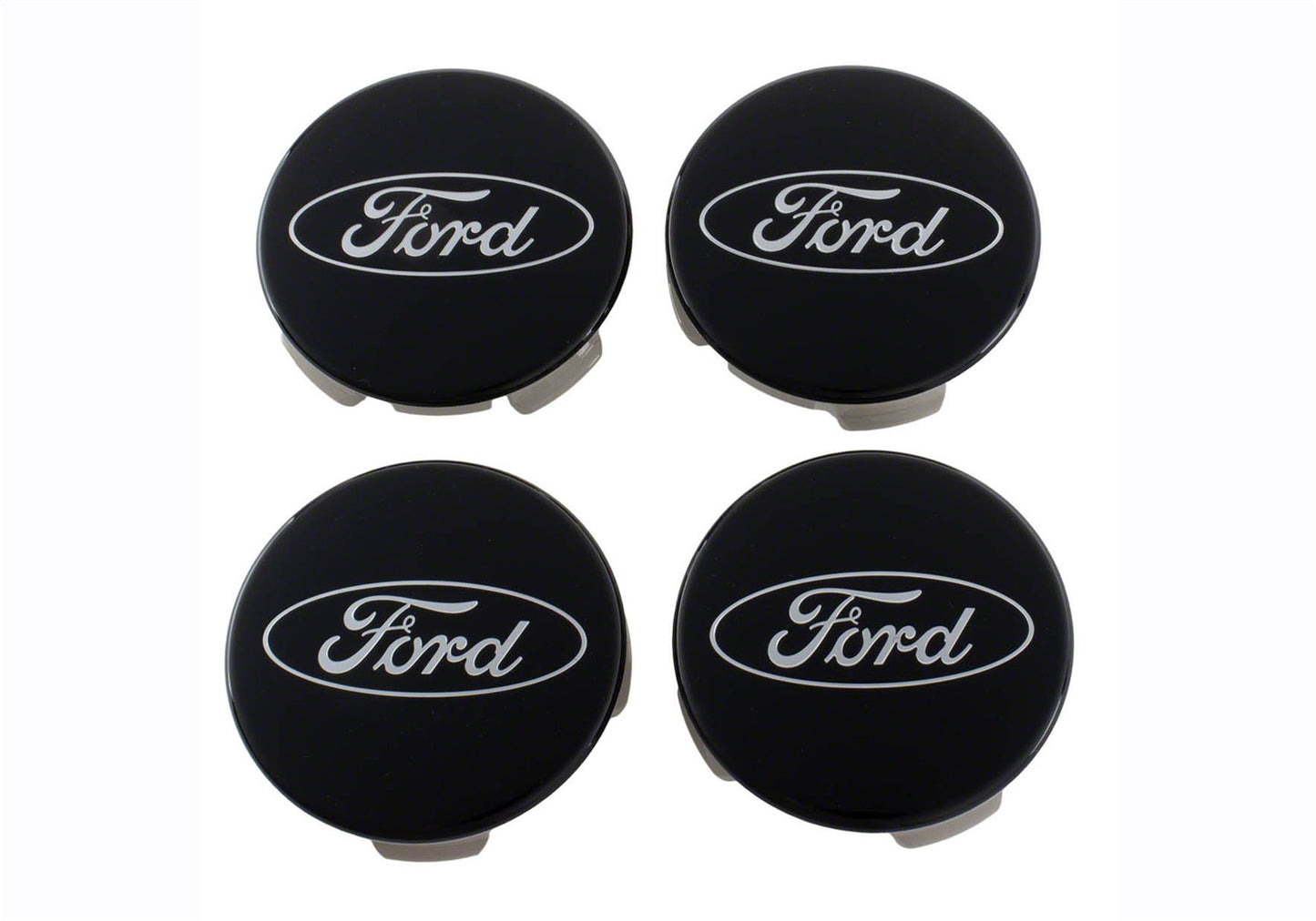 Ford Truck/SUV Black And Chrome Wheel Center Cap Kit by Ford Performance Parts