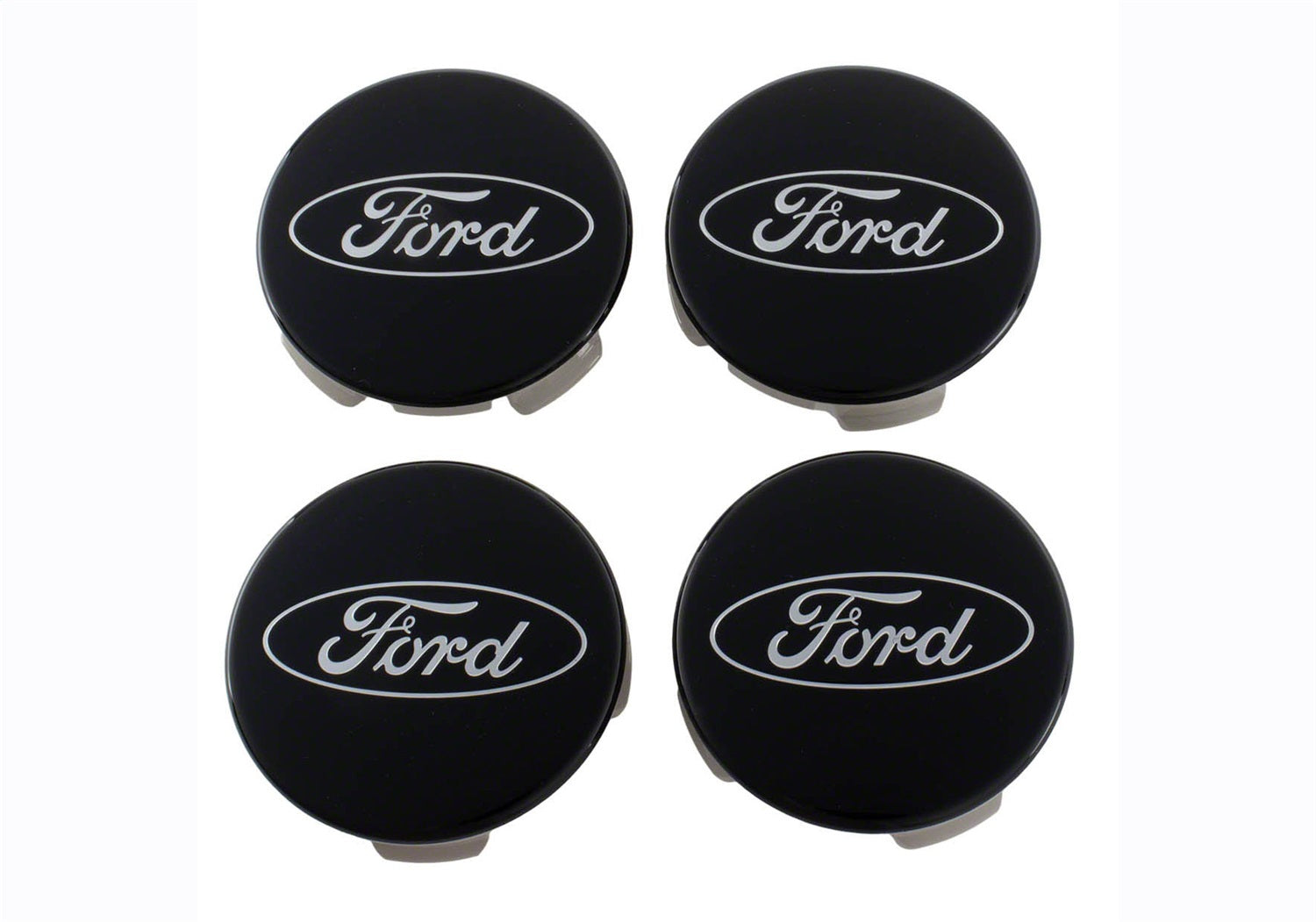 Ford Truck/SUV Black And Chrome Wheel Center Cap Kit by Ford Performance Parts