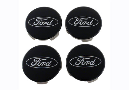 Ford Truck/SUV Black And Chrome Wheel Center Cap Kit by Ford Performance Parts