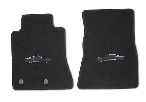 2015-2025 Mustang Black Floor Mats by Ford Performance Parts