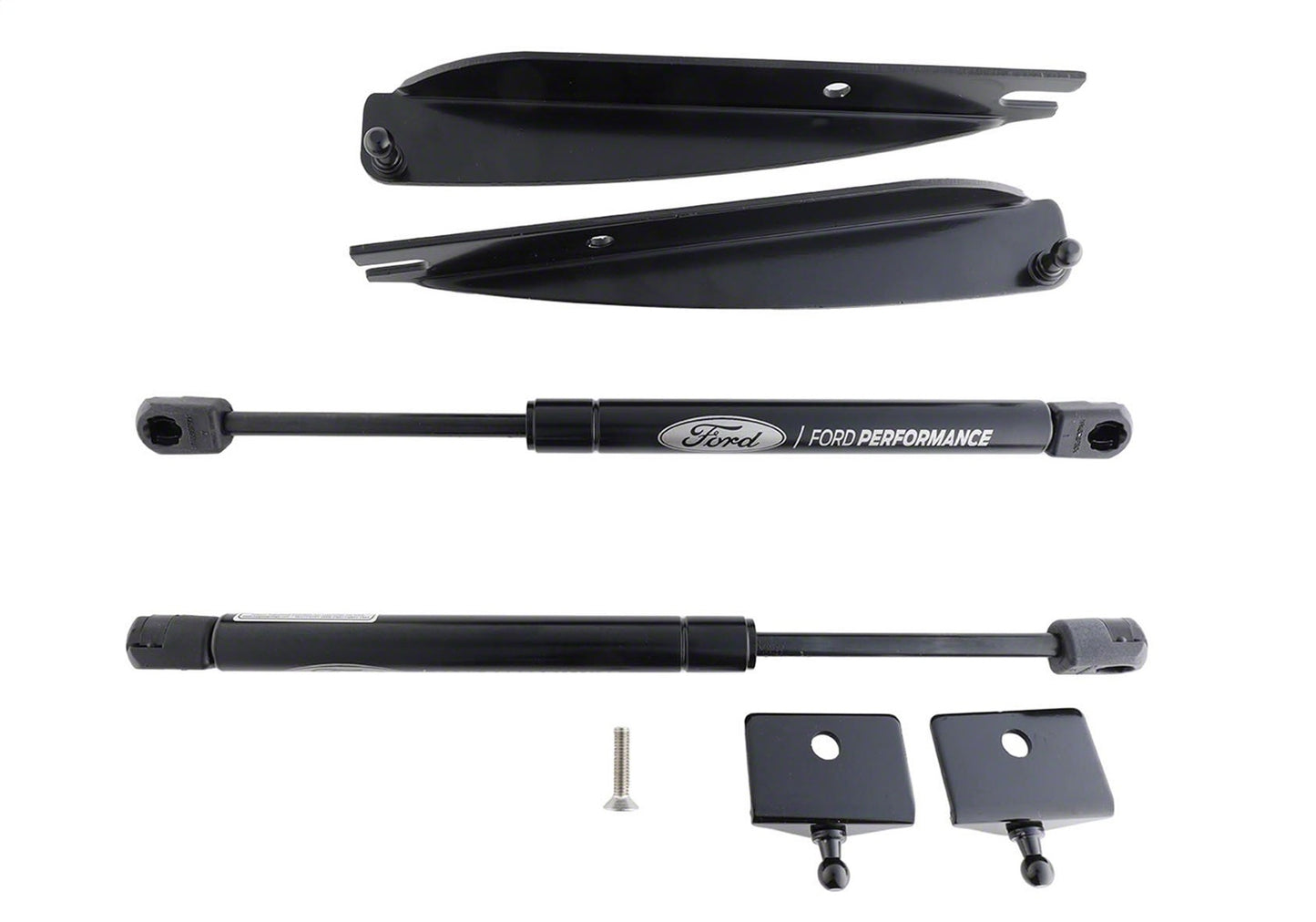 2005-2014 Mustang Hood Lift Kit With Laser Engraved Ford Performance Logo by Ford Performance Parts
