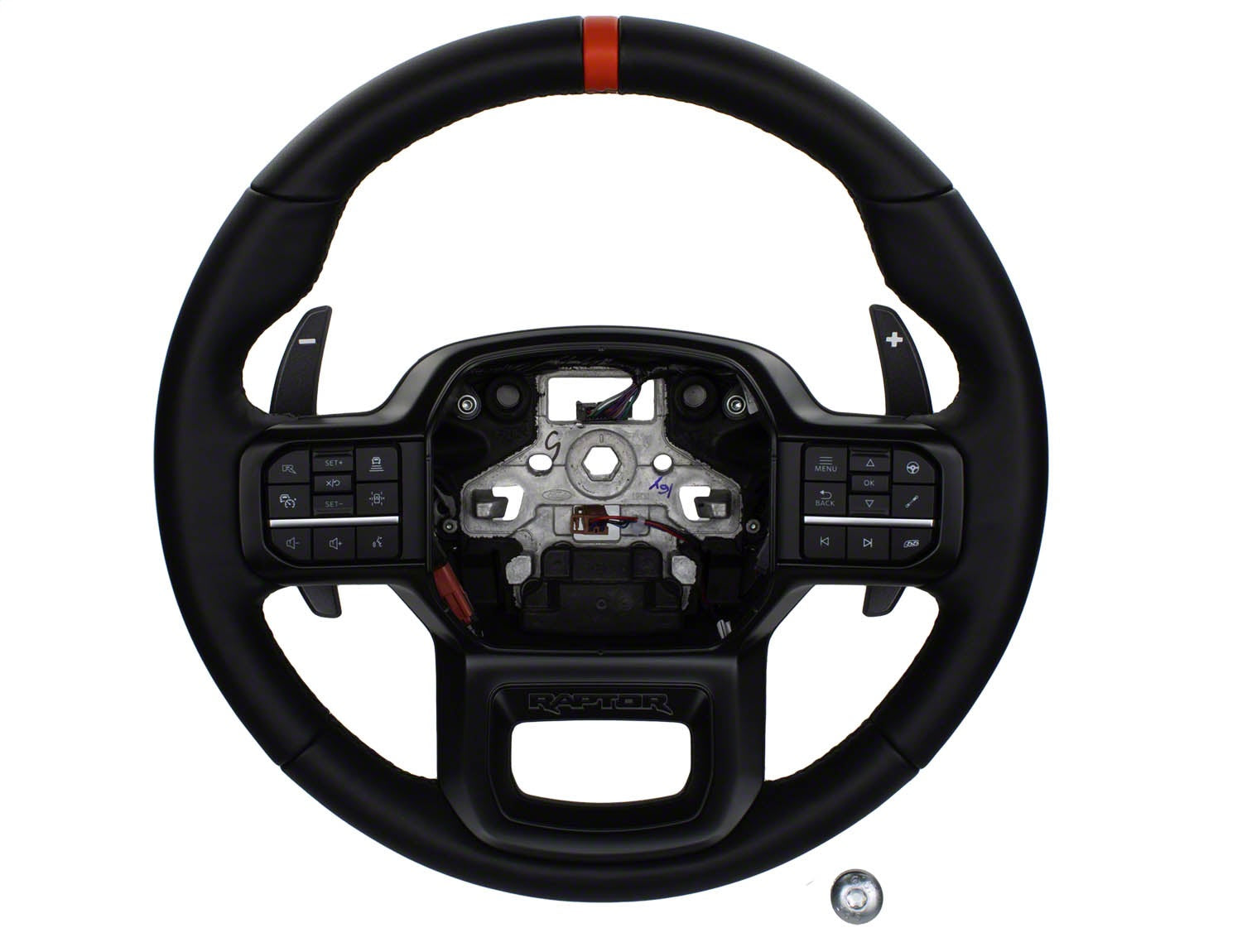 2021-2024 F-150 Raptor Steering Wheel Kit-Black by Ford Performance Parts