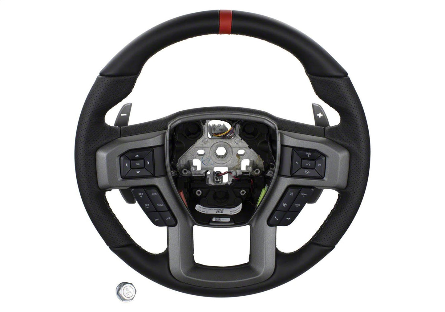 2015-2018 F-150 Raptor Performance Steering Wheel Kit-Red Sightline by Ford Performance Parts