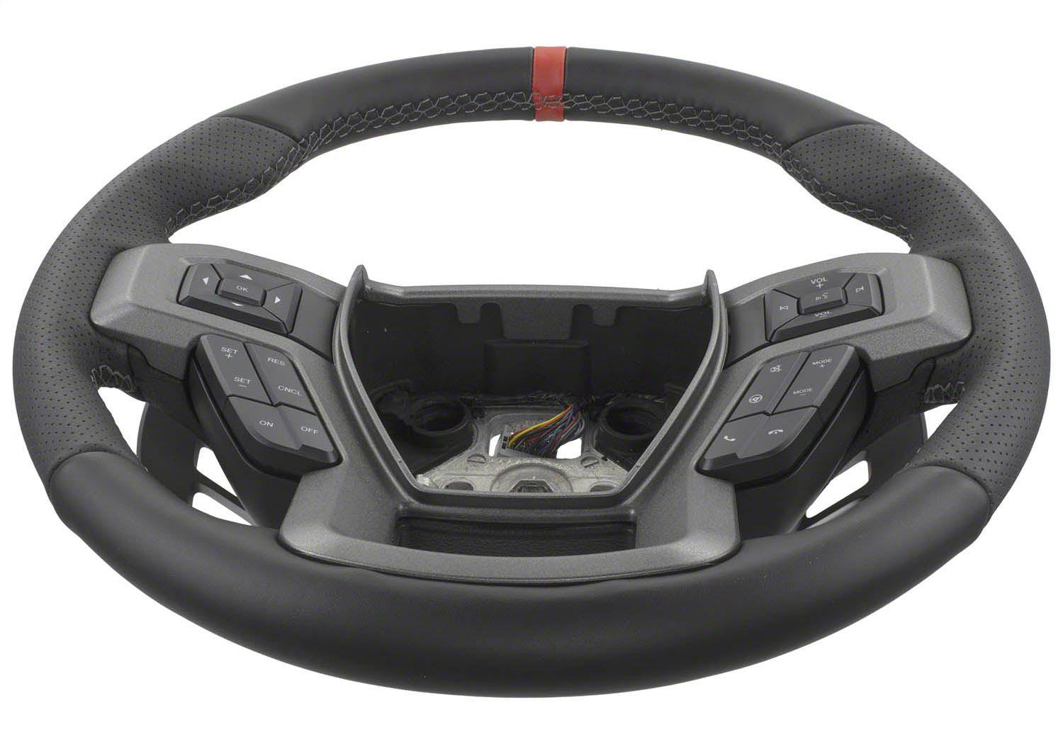 2015-2018 F-150 Raptor Performance Steering Wheel Kit-Red Sightline by Ford Performance Parts