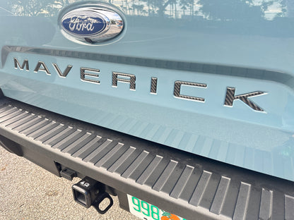 Tailgate Letter Inserts Fits 2022-2026 Ford Maverick by Tufskinz.com