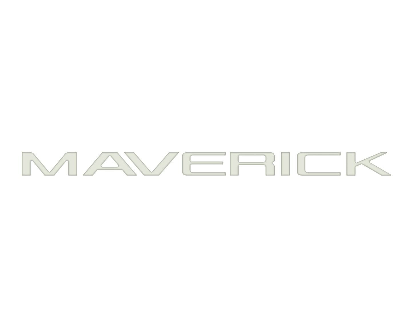 Tailgate Letter Inserts Fits 2022-2026 Ford Maverick by Tufskinz.com