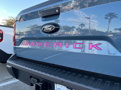 Tailgate Letter Inserts Fits 2022-2026 Ford Maverick by Tufskinz.com
