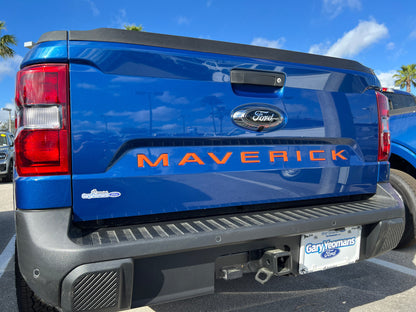 Tailgate Letter Inserts Fits 2022-2026 Ford Maverick by Tufskinz.com