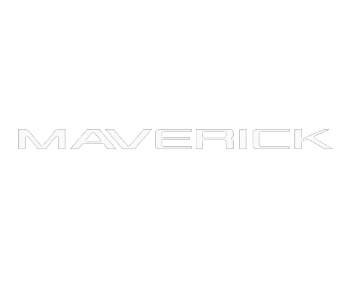 Tailgate Letter Inserts Fits 2022-2026 Ford Maverick by Tufskinz.com