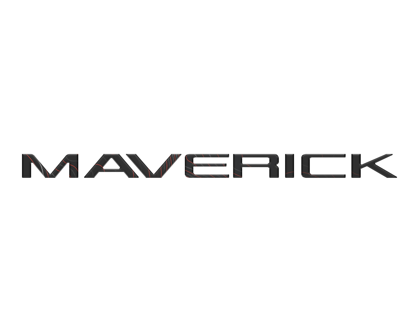 Tailgate Letter Inserts Fits 2022-2026 Ford Maverick by Tufskinz.com