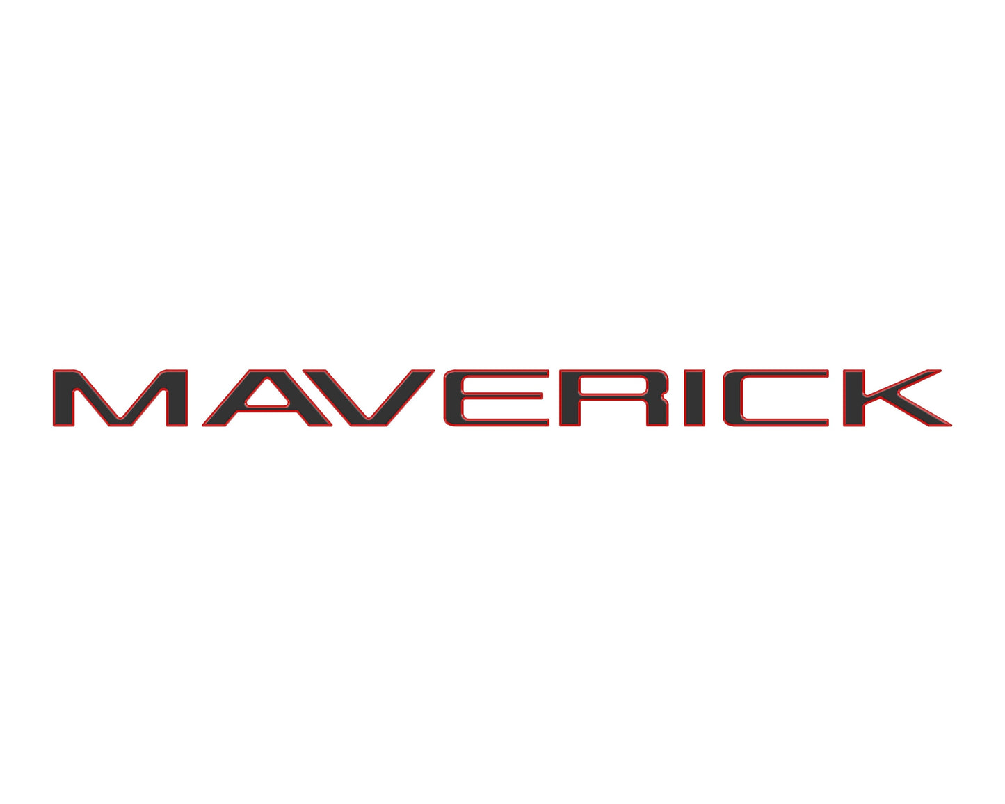 Tailgate Letter Inserts Fits 2022-2026 Ford Maverick by Tufskinz.com
