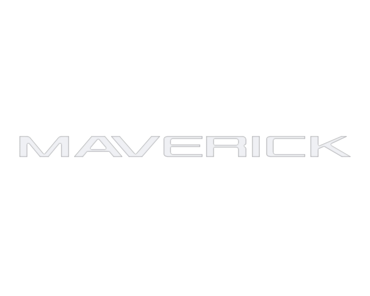 Tailgate Letter Inserts Fits 2022-2026 Ford Maverick by Tufskinz.com