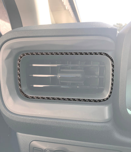 A/C Vent Accent Overlays Fits 2022-2024 Ford Maverick by Tufskinz.com