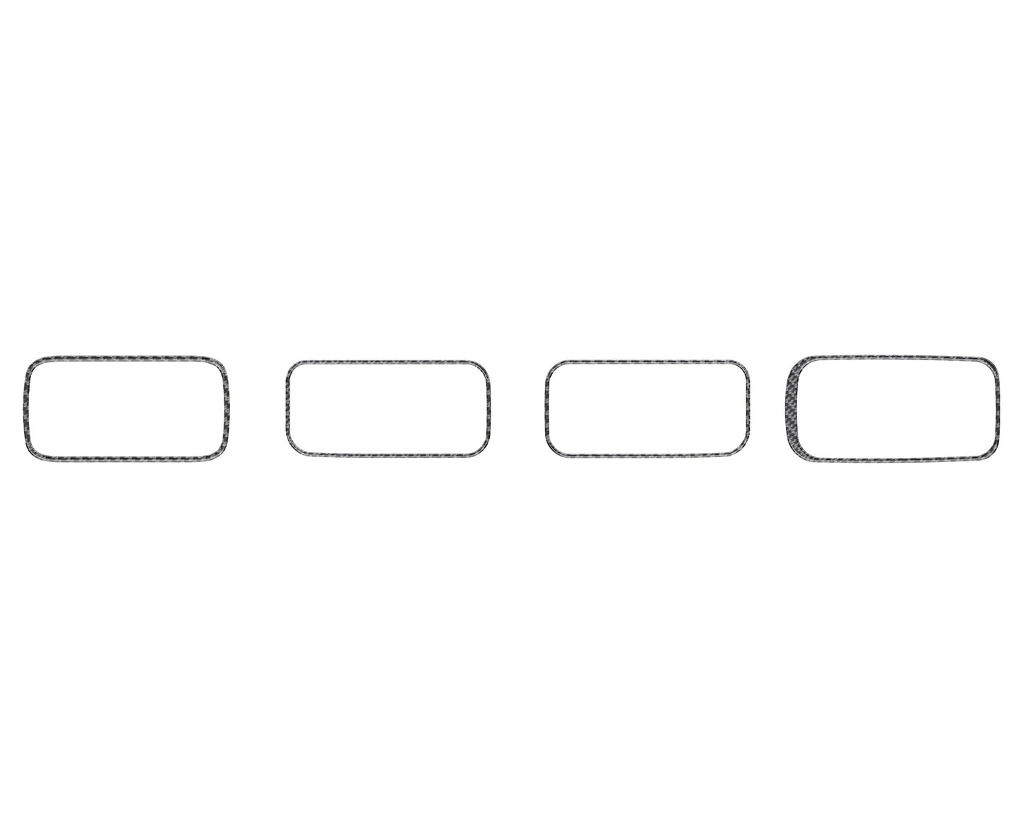 A/C Vent Accent Overlays Fits 2022-2024 Ford Maverick by Tufskinz.com