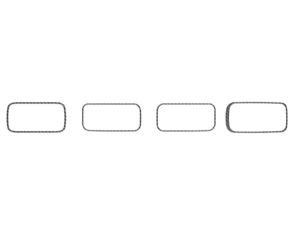 A/C Vent Accent Overlays Fits 2022-2024 Ford Maverick by Tufskinz.com