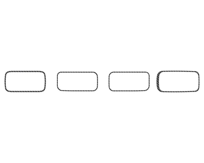 A/C Vent Accent Overlays Fits 2022-2024 Ford Maverick by Tufskinz.com