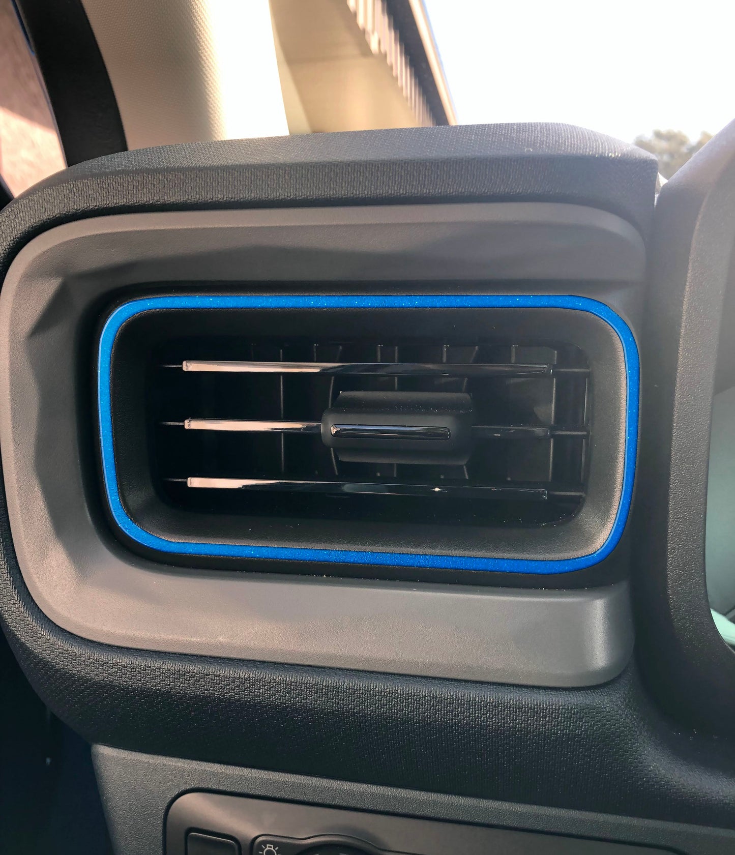 A/C Vent Accent Overlays Fits 2022-2024 Ford Maverick by Tufskinz.com