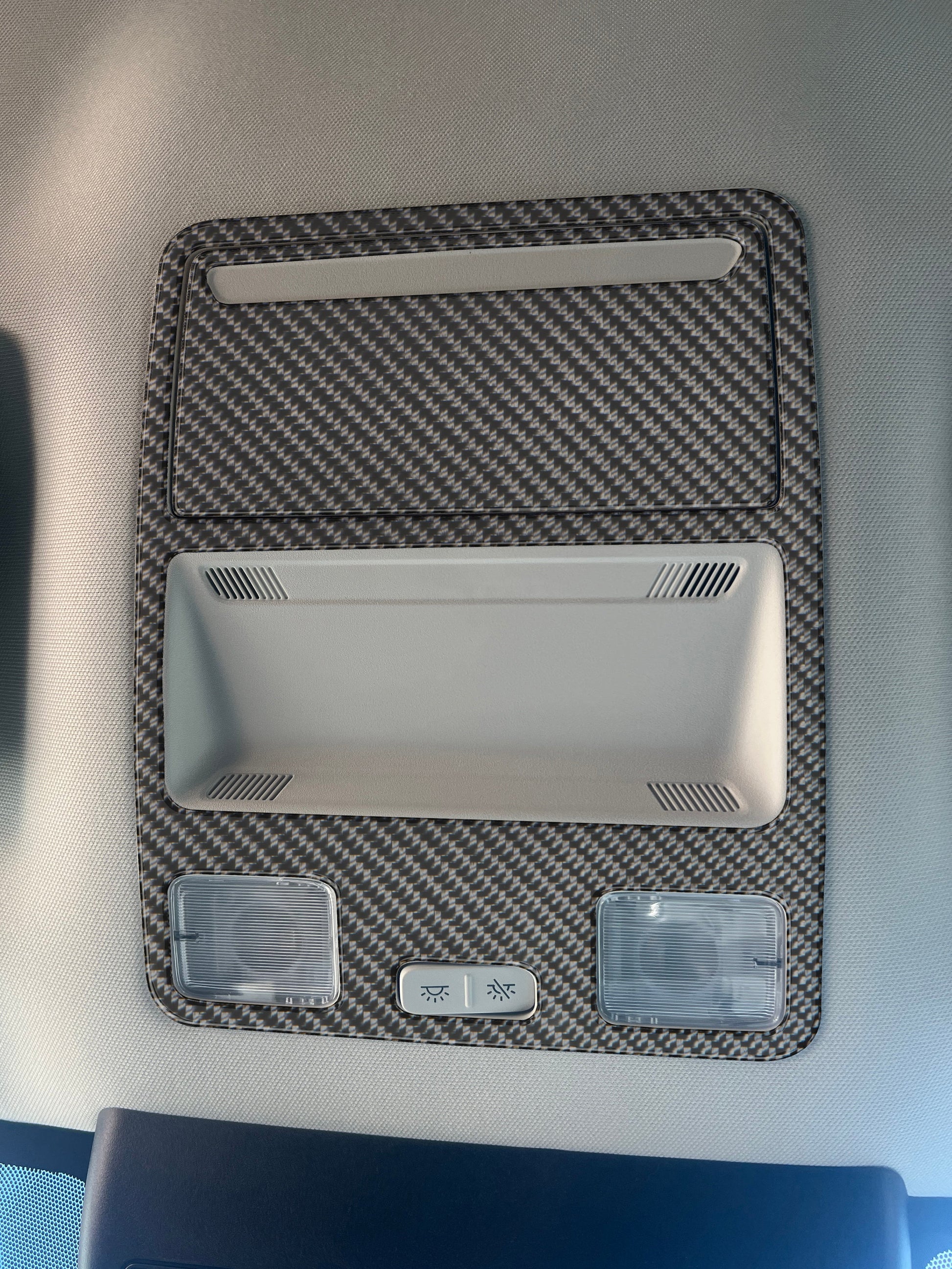 Overhead Console Accent Overlays Fits 2022-2026 Ford Maverick by Tufskinz.com