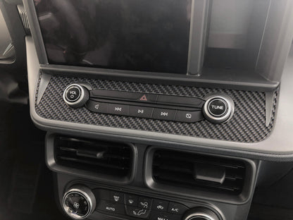 Radio Control Accent Overlay Fits 2022-2024 Ford Maverick by Tufskinz.com