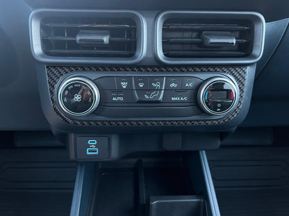 Climate Control Accent Overlay Fits 2022-2024 Ford Maverick by Tufskinz.com