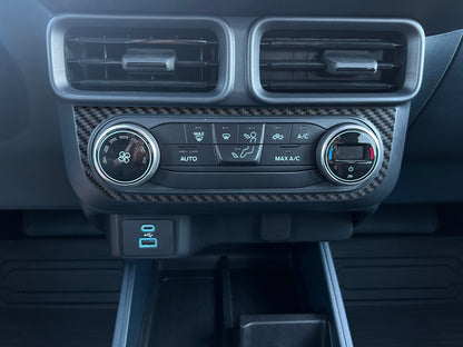 Climate Control Accent Overlay Fits 2022-2024 Ford Maverick by Tufskinz.com