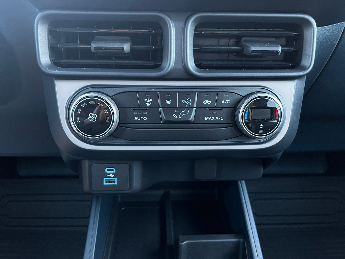 Climate Control Accent Overlay Fits 2022-2024 Ford Maverick by Tufskinz.com