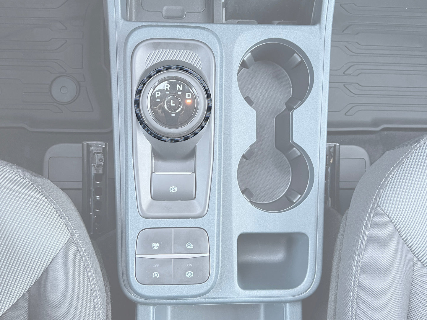 Gear Selector Accent Overlay Fits 2022-2026 Ford Maverick by Tufskinz.com