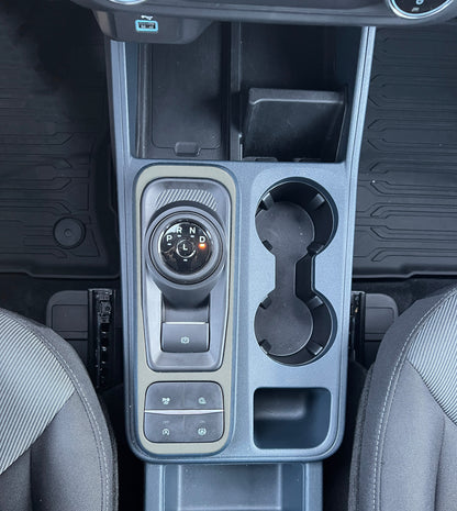 Center Console Accent Overlay Fits 2022-2026 Ford Maverick by Tufskinz.com