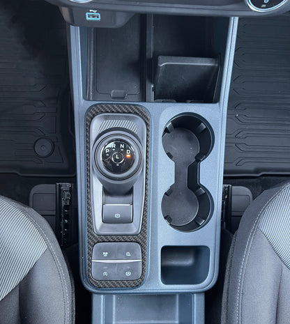 Center Console Accent Overlay Fits 2022-2026 Ford Maverick by Tufskinz.com